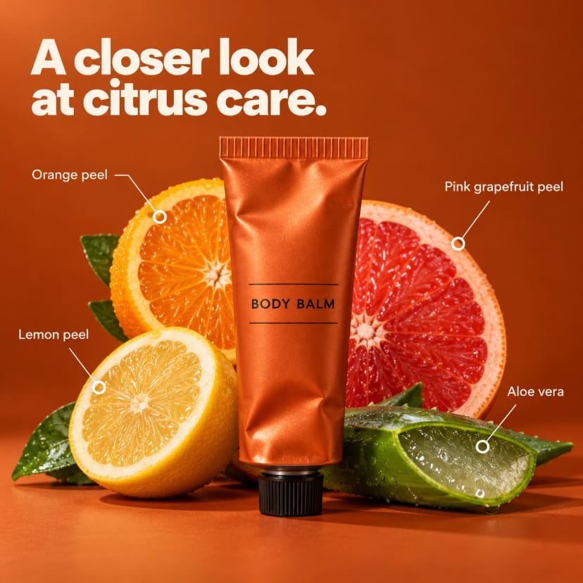 Citrus and aloe body balm