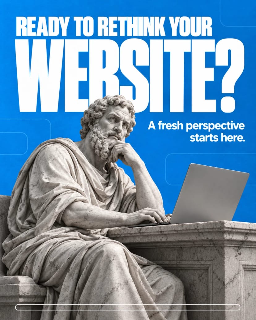 Marble philosopher rethinks your website