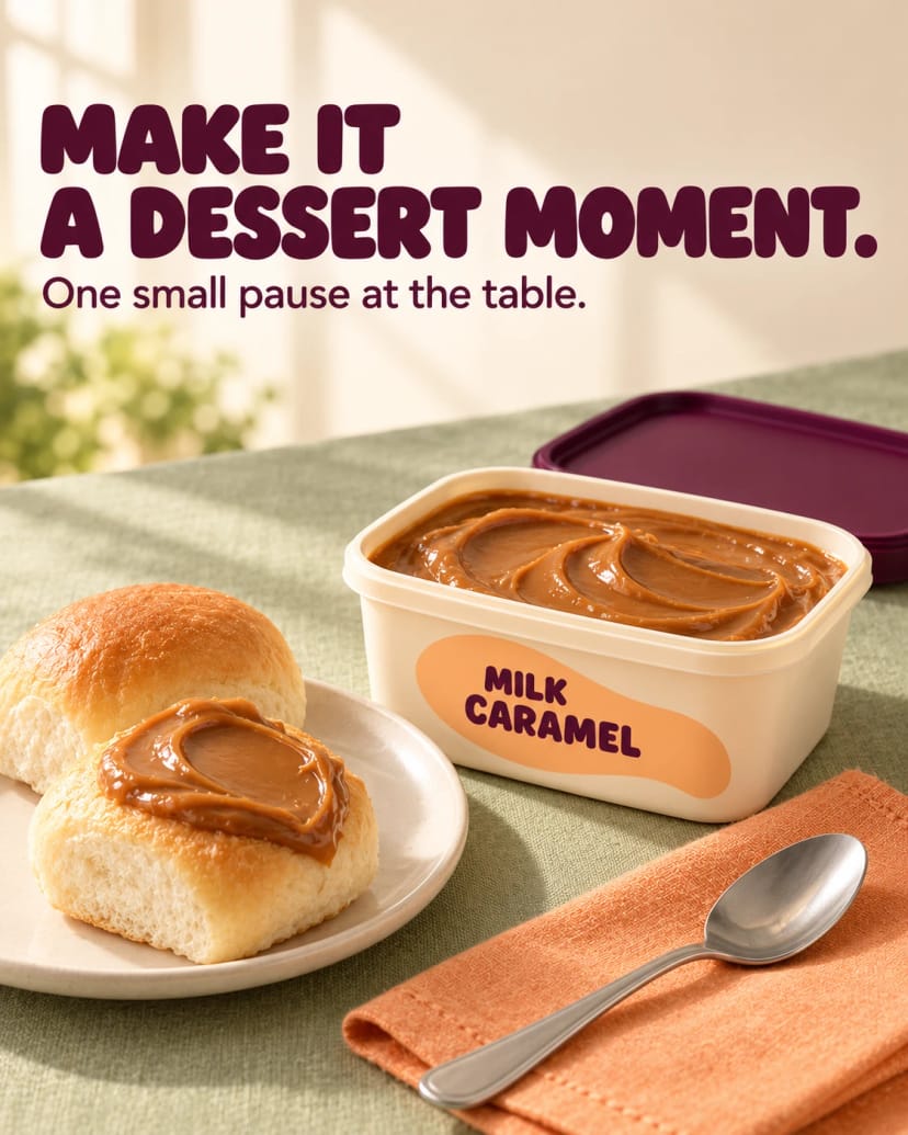 Milk Caramel Dessert Moment