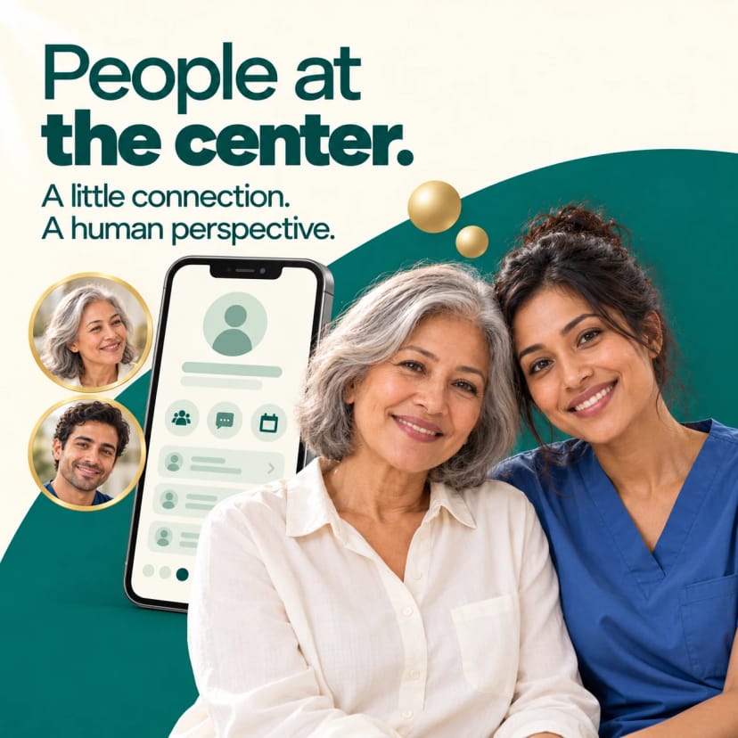 People at the center