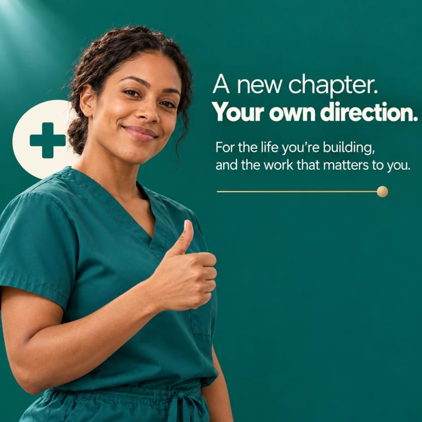 Teal scrubs, a new chapter