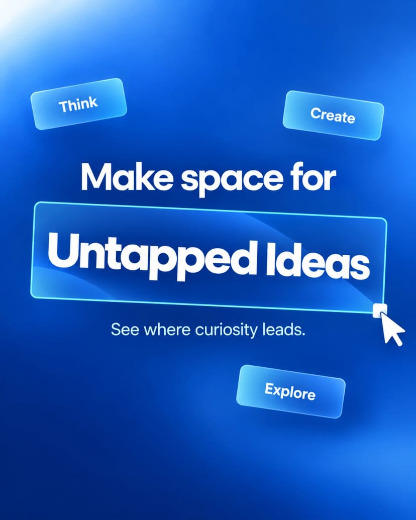 Untapped Ideas, Framed in Blue