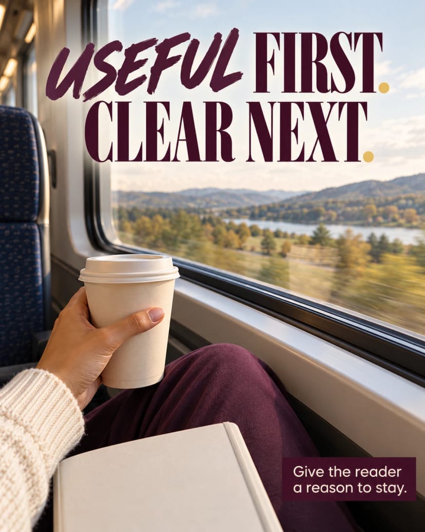 Useful First at the Train Window
