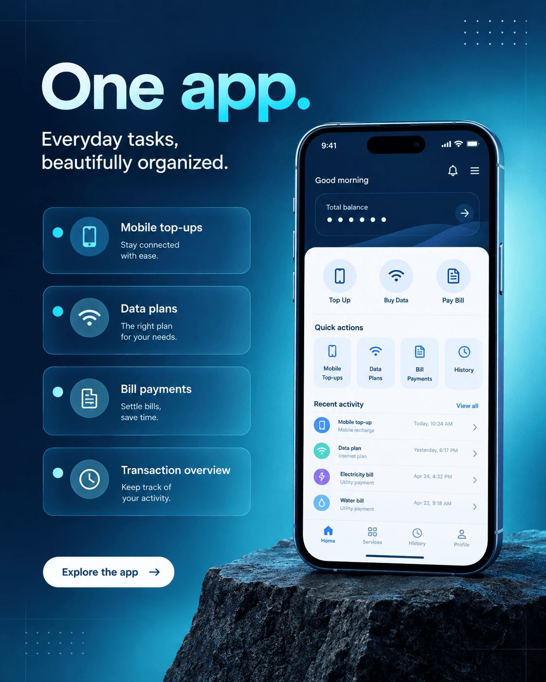 To-Do App Promo Poster, AI image made from the prompt