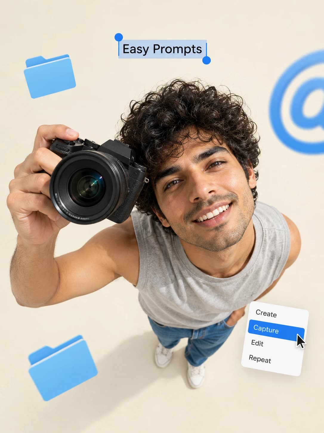 3D Pop-Out Creator Profile Edit, AI image made from the prompt