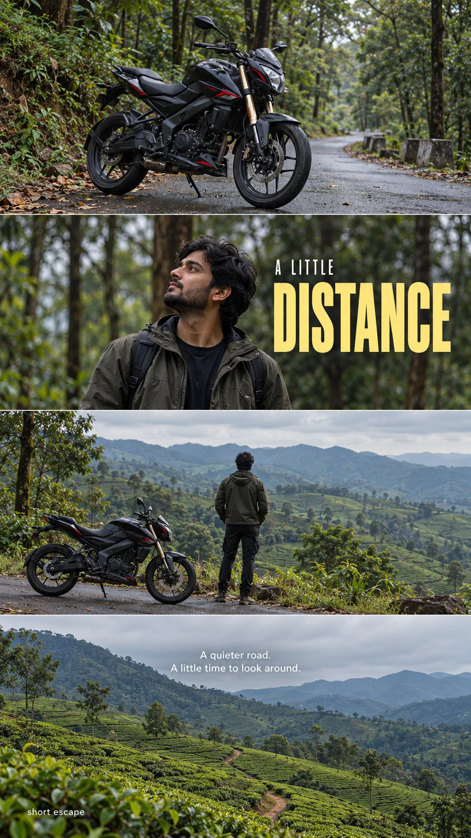 Bike Ride Photo Dump Collage