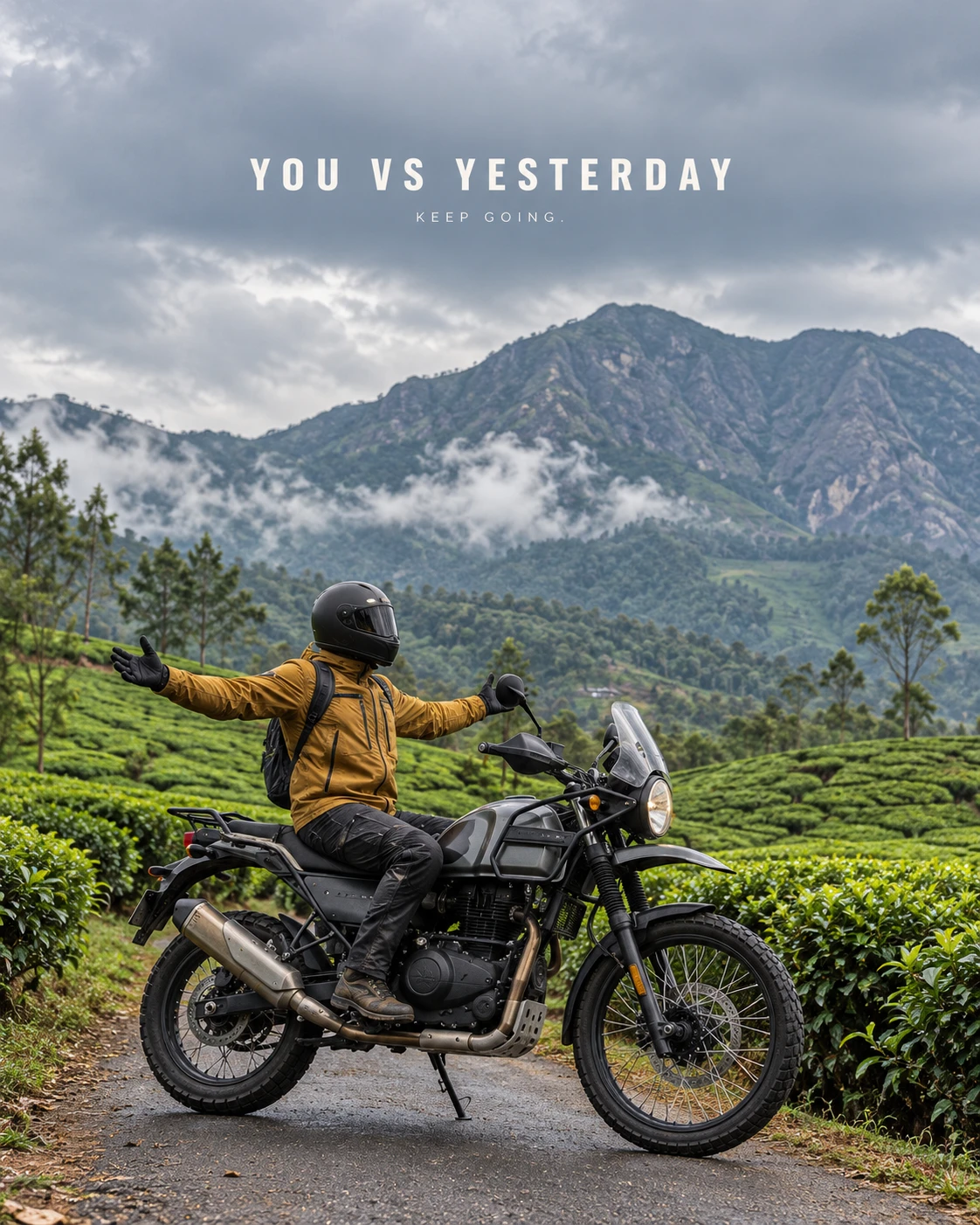 You vs Yesterday Tea Garden Ride