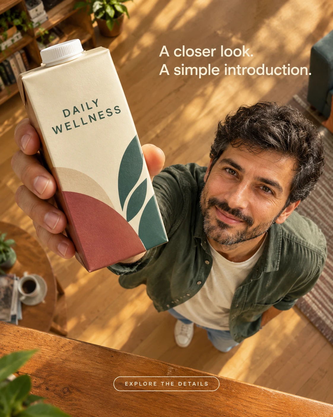 Wellness Drink Carton Ad