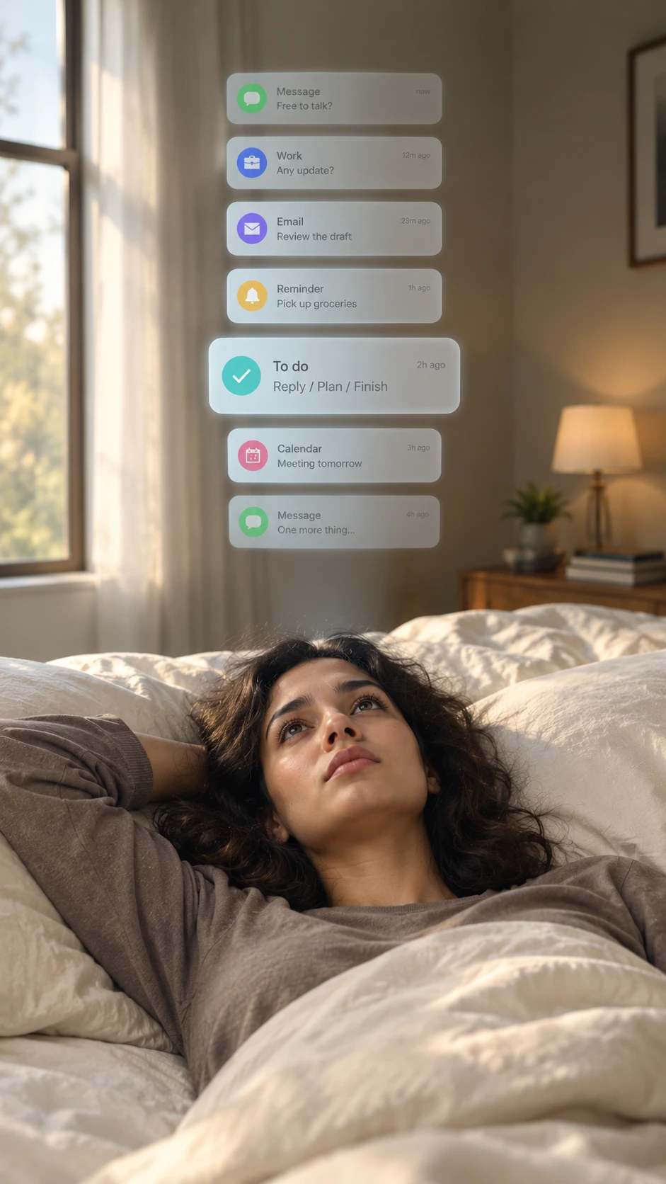 Notification Overload Bed Shot