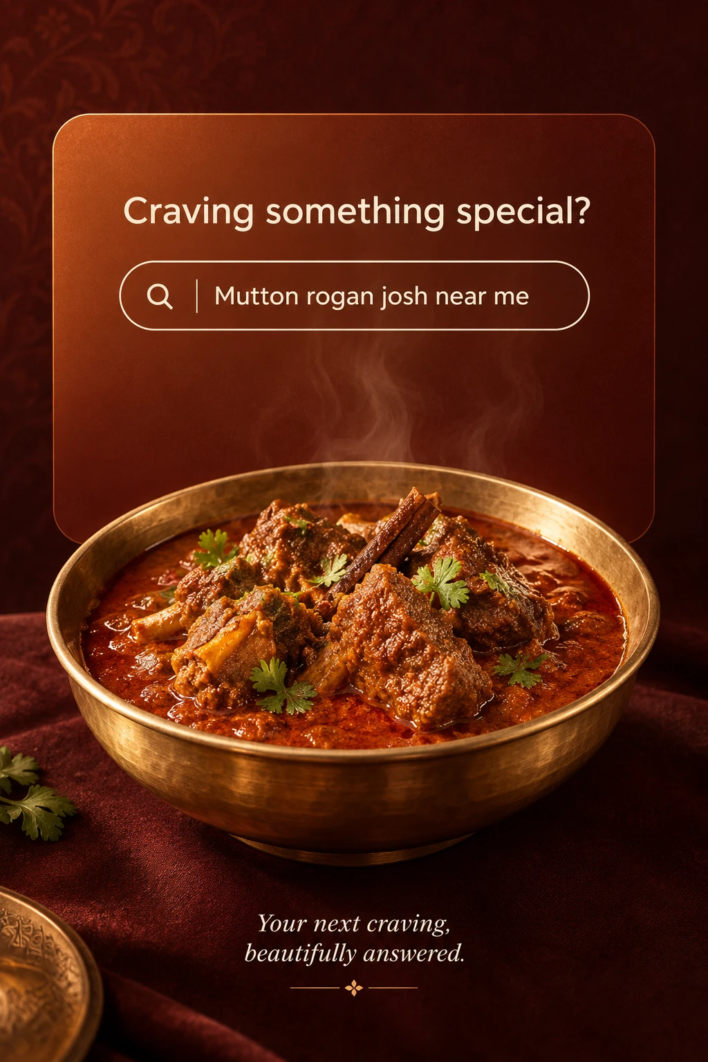Mutton Rogan Josh Craving Ad