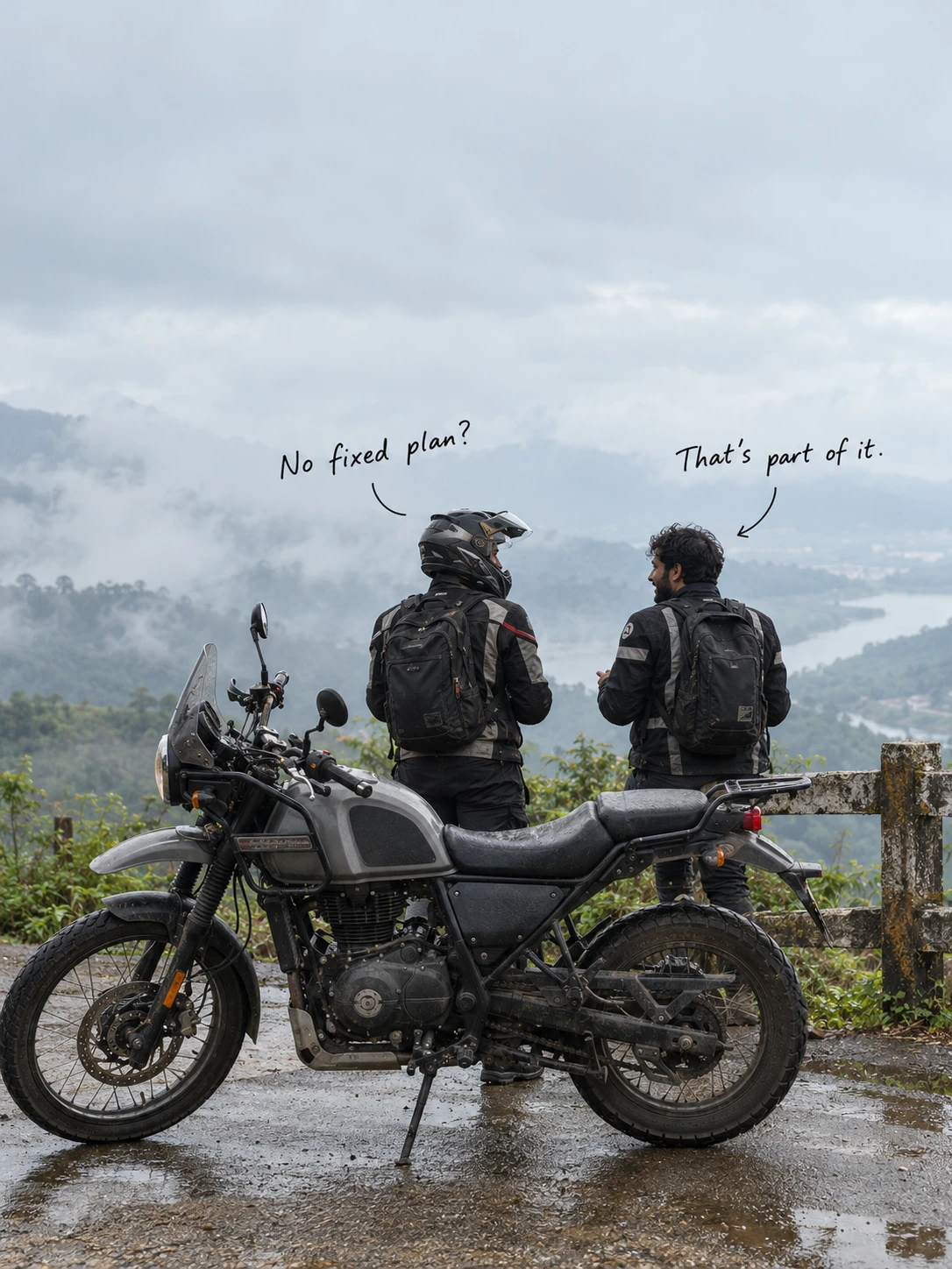 Two Riders in the Rain Notes Edit